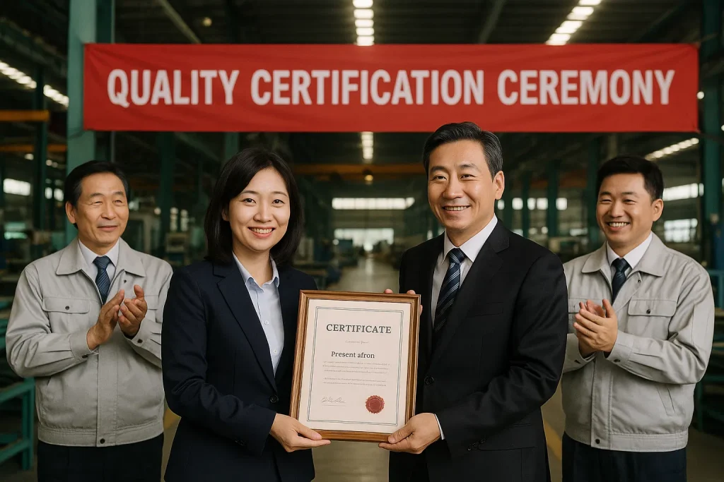 Quality certification
