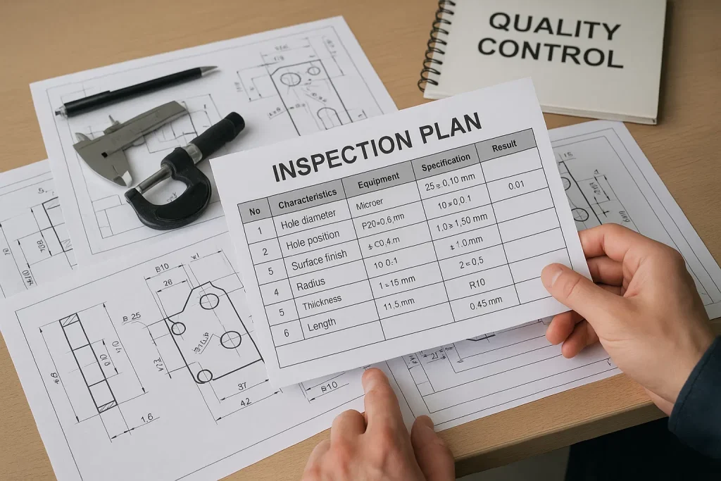 Inspection plan